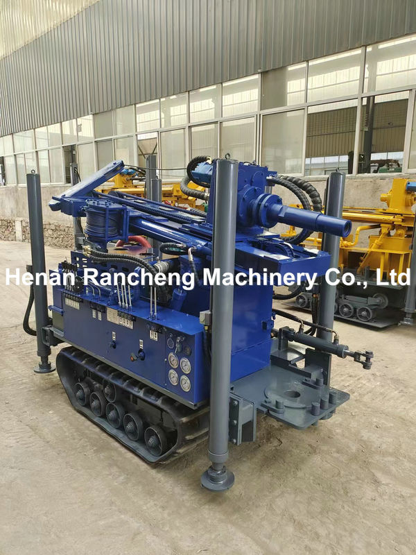 Máy khoan giếng nước Mini Crawler 180m mạnh mẽ với động cơ YuChai 77.3KW để khoan lỗ