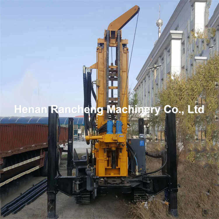 260m Deep Crawler gắn máy khoan giếng nước thủy lực RCF260C Máy khoan giếng nước