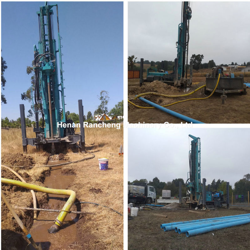 Máy khoan lỗ 280m Crawler với máy nén không khí