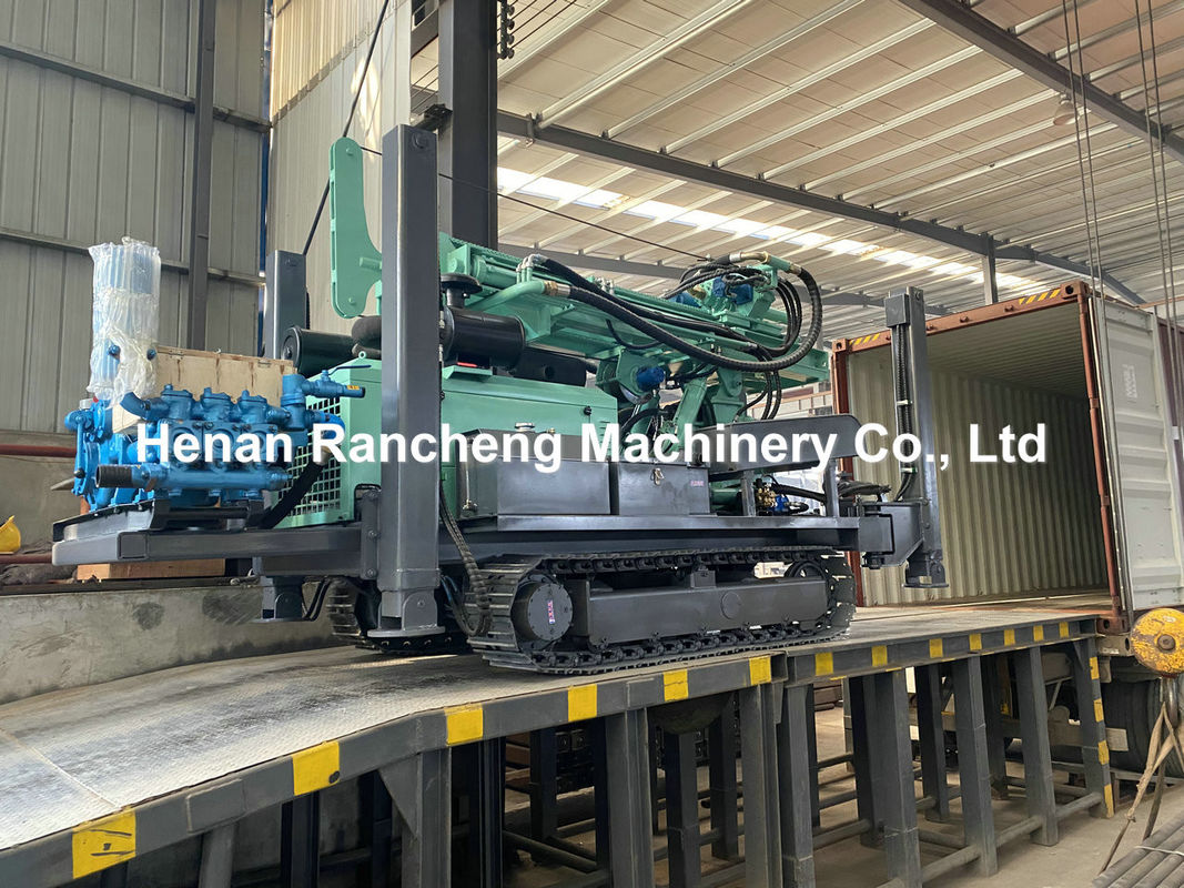 300m Độ sâu Máy khoan giếng nước thủy lực 18T lực nâng 9000Nm Max mô-men xoắn của xoay