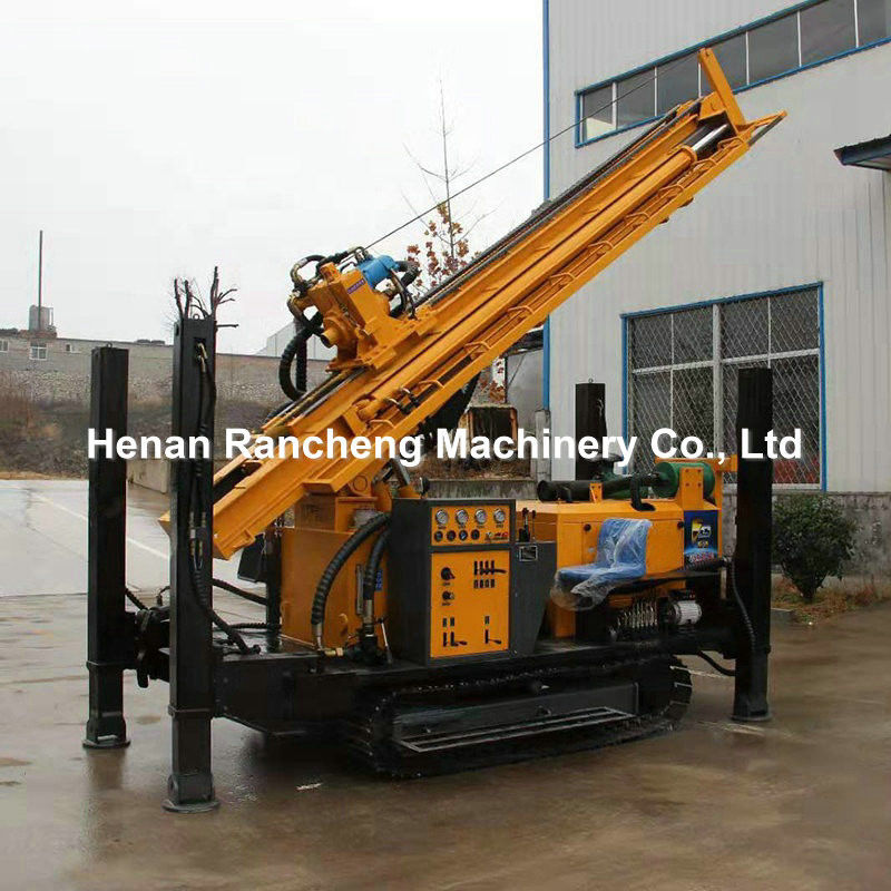 Máy khoan giếng nước được gắn trên crawler 91KW Động cơ 55r/min - 115r/min Tốc độ xoay