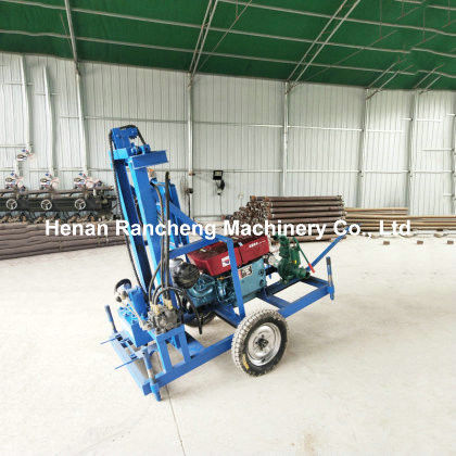 Máy khoan giếng nước di động mạnh mẽ cho độ sâu khoan 150m và đường kính 450mm