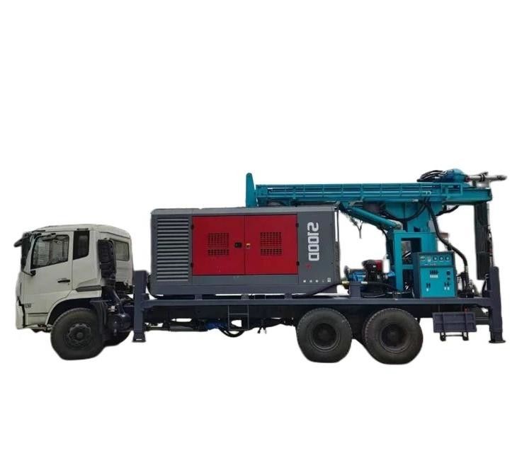 300m Độ sâu xe tải gắn nước khoan khoan 80km / h 266HP tải xe động cơ