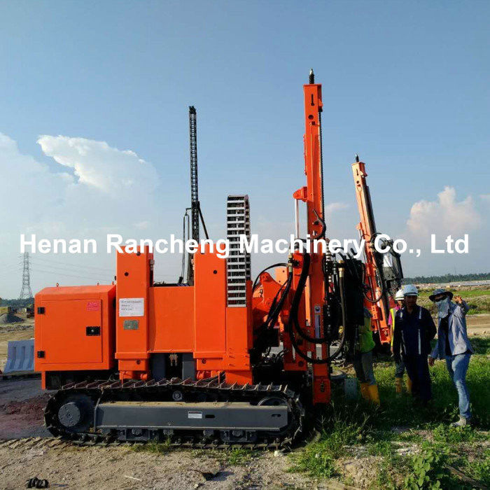 114HP Máy khoan khoan / Máy điều khiển đống quang điện / Máy / Thiết bị để lắp đặt đống năng lượng mặt trời