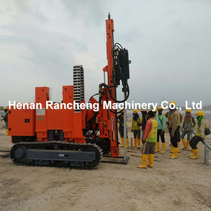 114HP Máy khoan khoan / Máy điều khiển đống quang điện / Máy / Thiết bị để lắp đặt đống năng lượng mặt trời