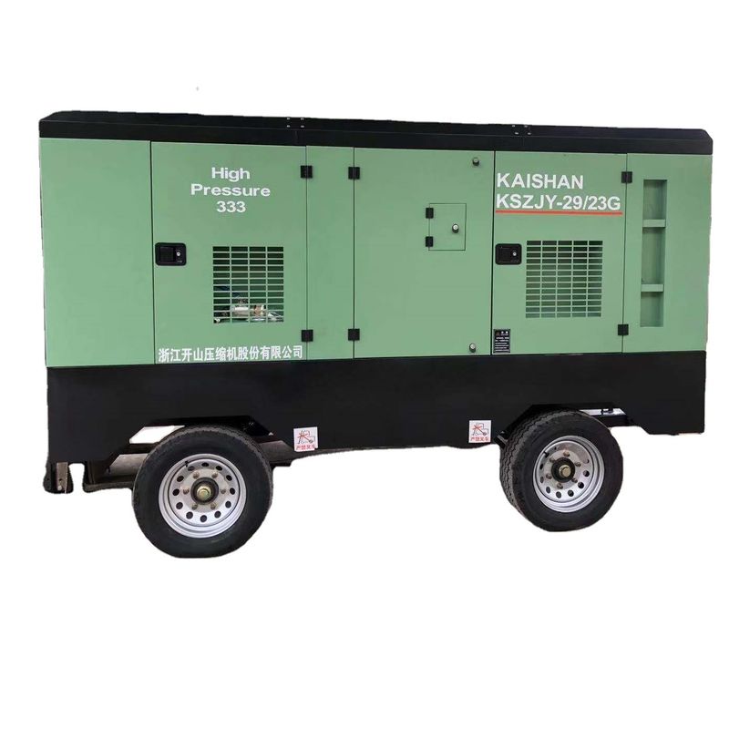 23bar áp suất Diesel vít khoan máy nén không khí 65L dung lượng dầu 29m3/min dung lượng