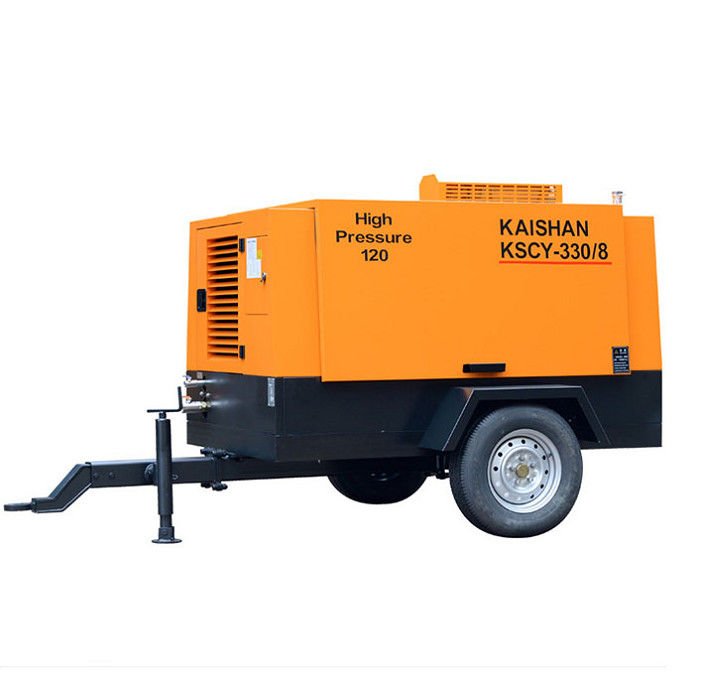 9. 2m3 / phút Công suất khoan máy nén không khí Yuchai 88KW 8bar áp suất làm việc