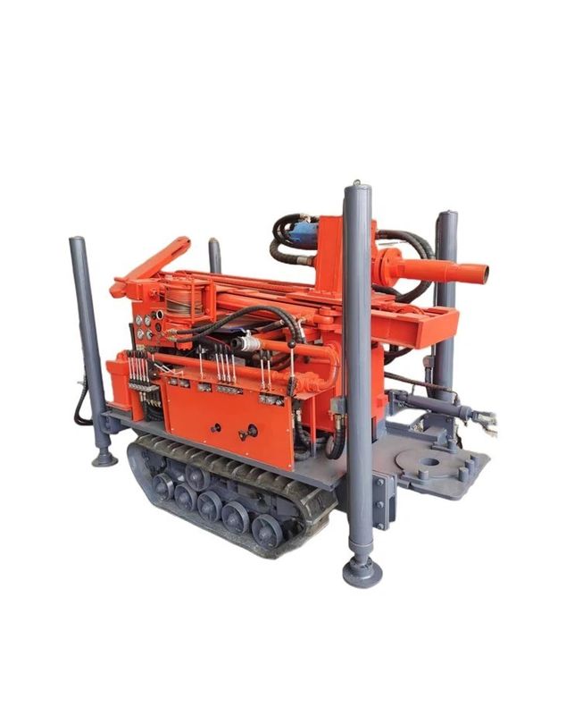 Máy khoan giếng nước sâu 180m 77.3KW Động cơ Crawler Máy khoan giếng nước