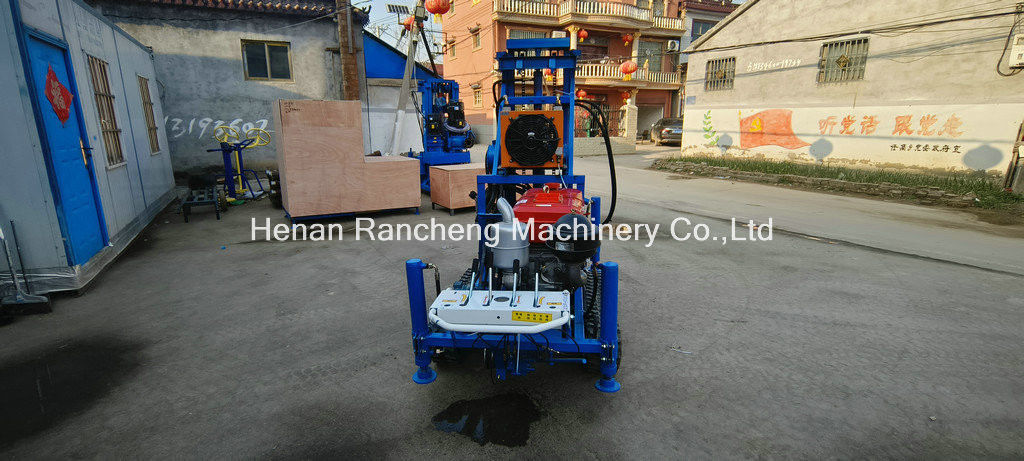 Hoạt động dễ dàng RCS200C cao su Crawler máy khoan di động với độ sâu 150m đường kính 450mm