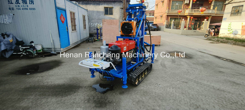 Hoạt động dễ dàng RCS200C cao su Crawler máy khoan di động với độ sâu 150m đường kính 450mm