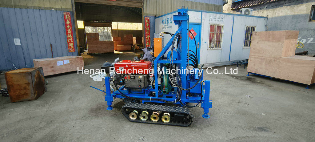 Hoạt động dễ dàng RCS200C cao su Crawler máy khoan di động với độ sâu 150m đường kính 450mm