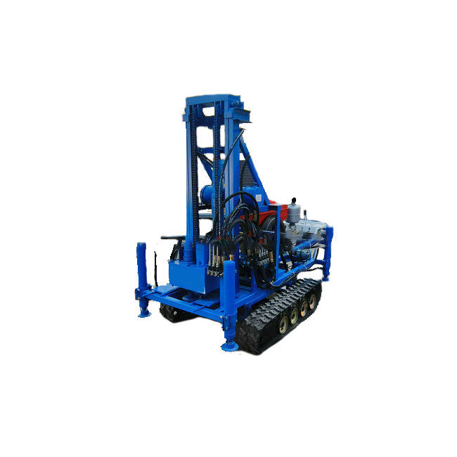 Máy khoan giếng nước portable cao su Crawler 22HP động cơ diesel 150m độ sâu