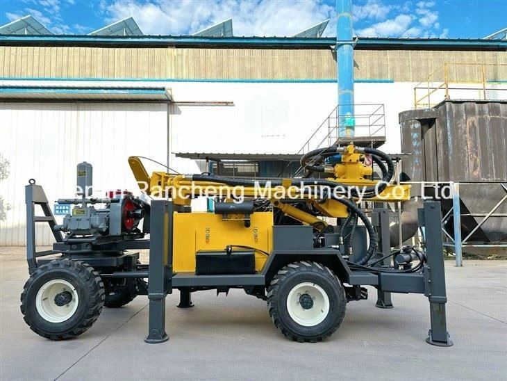 Máy khoan lỗ bốn bánh lái sâu 220m với động cơ 65KW công suất cao
