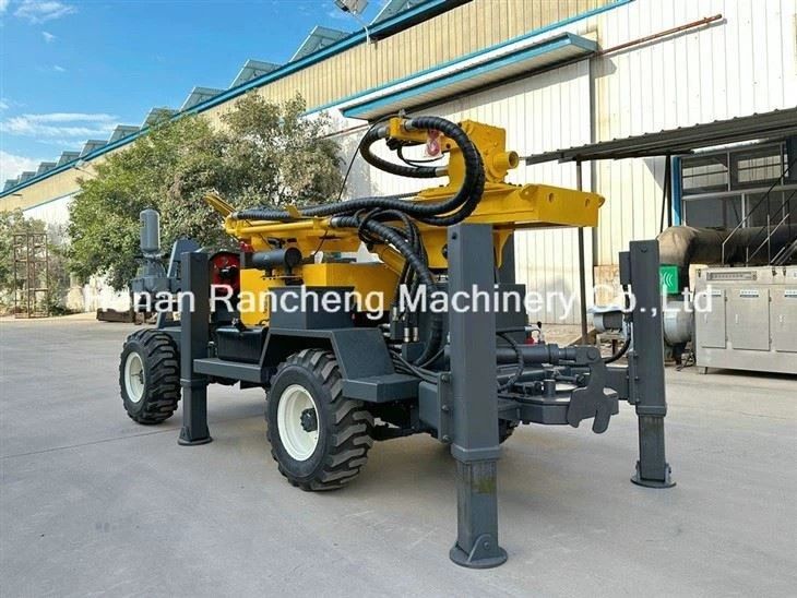 Máy khoan lỗ bốn bánh lái sâu 220m với động cơ 65KW công suất cao