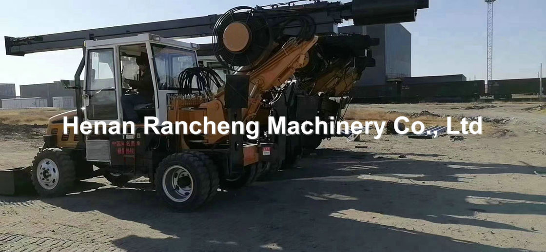 Loại bánh xe Auger Đặt đống Hydraulic Rig 11m / 13m / 15m / 20m Độ sâu