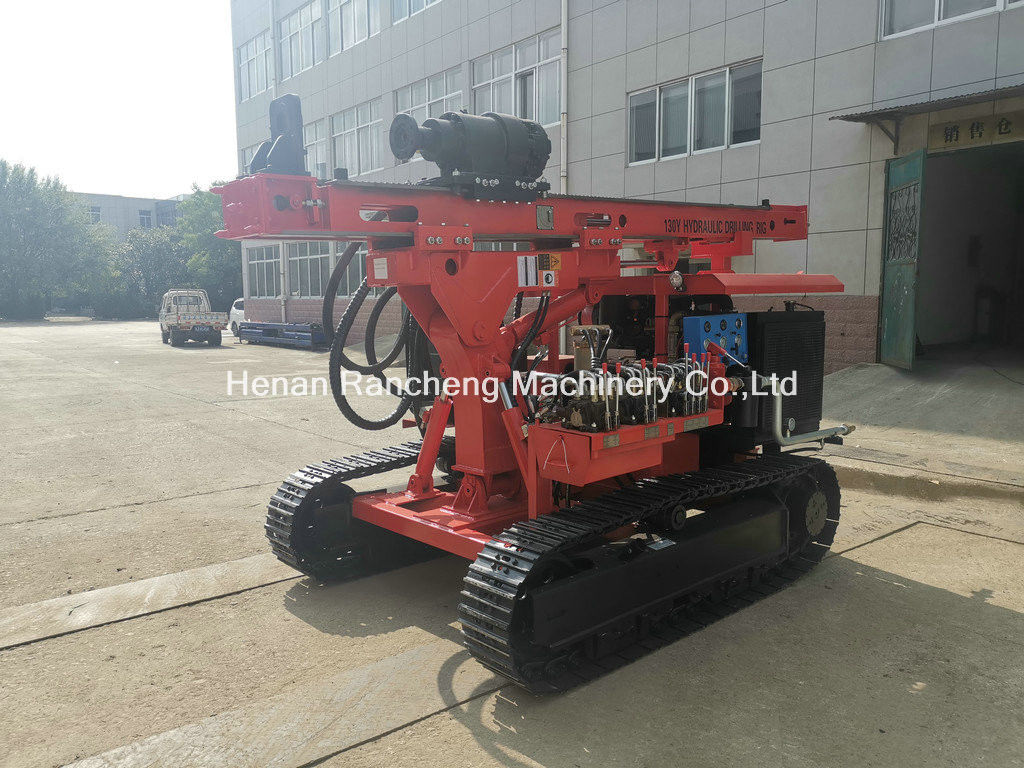 RC130Y Máy khoan đống crawler thủy lực 30m ốc lái đống năng lượng mặt trời đống khoan