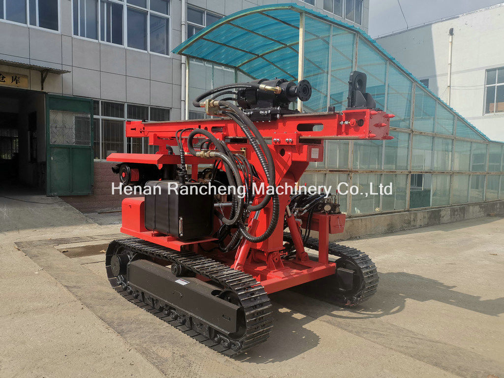 RC130Y Máy khoan đống crawler thủy lực 30m ốc lái đống năng lượng mặt trời đống khoan