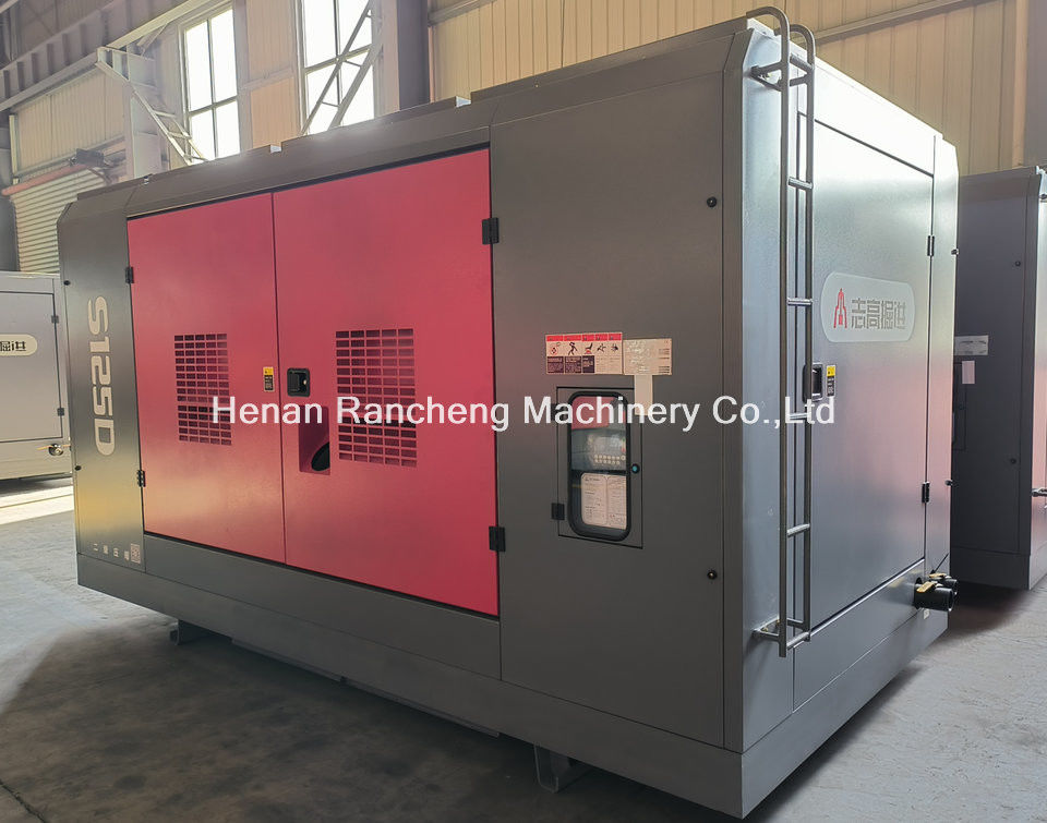 S125D máy nén không khí với động cơ Cu-mmins 410KW cho khoan 300-400m