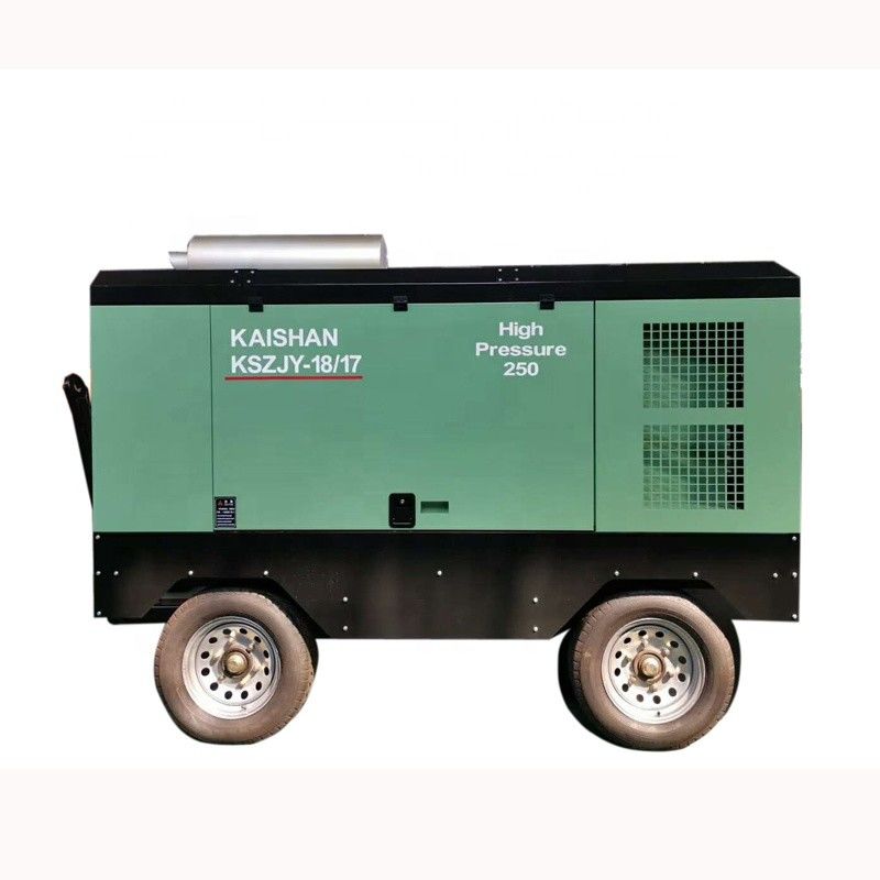18m3/Min Bán 1.7Mpa áp suất khoan loại máy nén không khí 80L dung lượng dầu