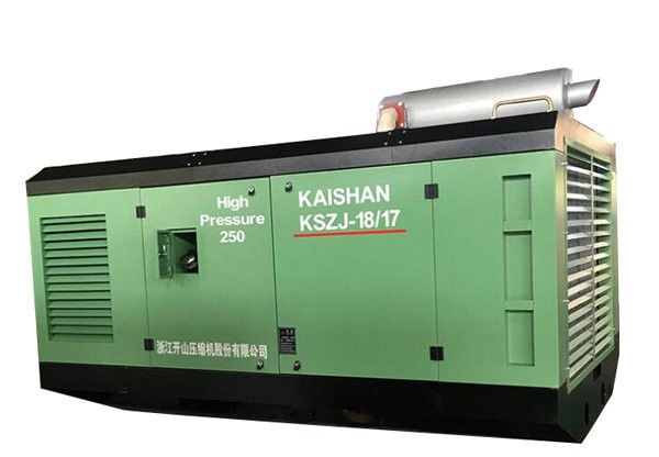 18m3/Min Bán 1.7Mpa áp suất khoan loại máy nén không khí 80L dung lượng dầu