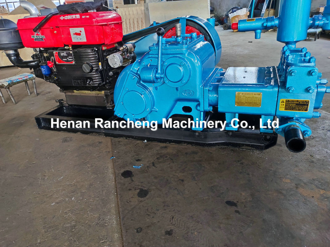 BW450 Máy bơm piston ba xi lanh ngang hoạt động đơn cho nước và khoan mỏ