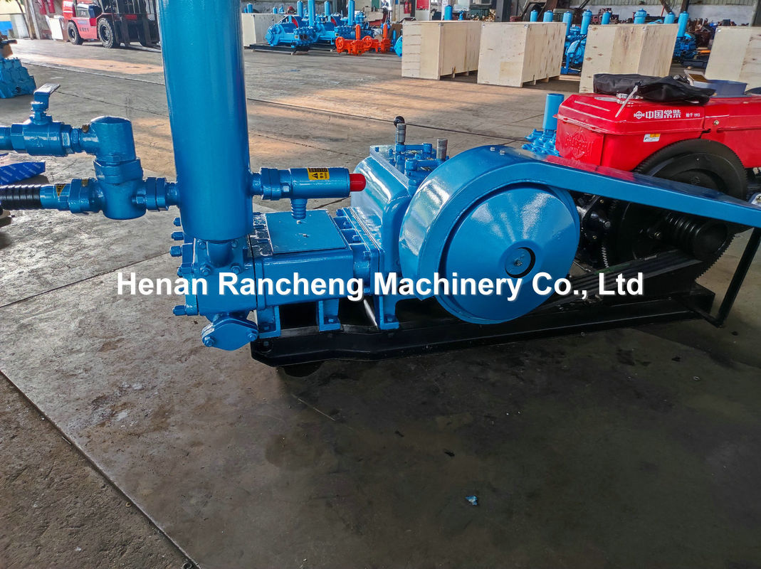 BW450 Máy bơm piston ba xi lanh ngang hoạt động đơn cho nước và khoan mỏ