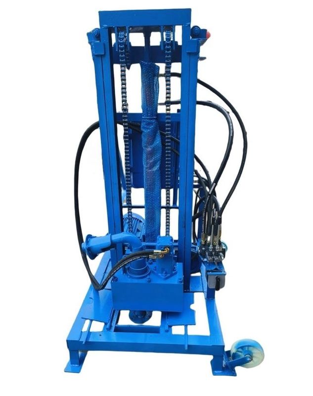 Máy khoan giếng nước nhỏ di động 11KW 1500mm Drill Rod Dia 150m Bore Deep