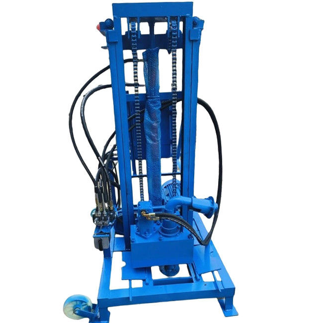 Máy khoan giếng nước di động 11KW 150m Độ sâu khoan 50mm Drill Rod Dia