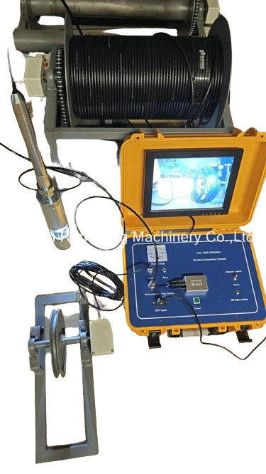 360 ° góc ống kính bên Borewell Camera Borehole Inspection Camera với 1200 TVL định nghĩa Camera Low-Light Pixel