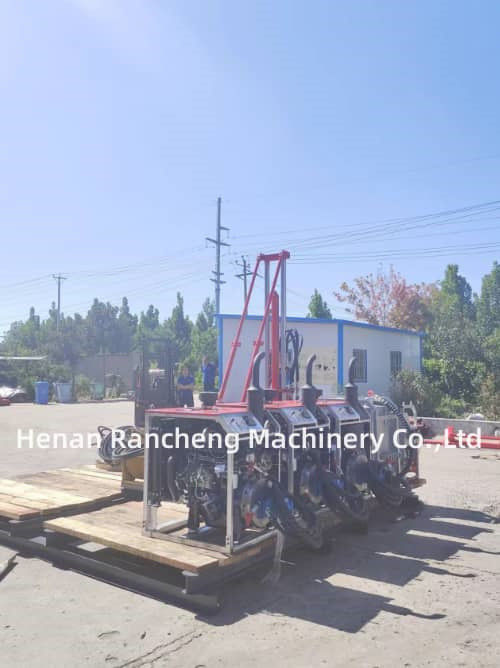 Đầu xoay đầu máy dẫn đầu máy khoan lõi thủy lực thiết bị khoan lõi di động với độ sâu 480m và mô-men xoắn tối đa