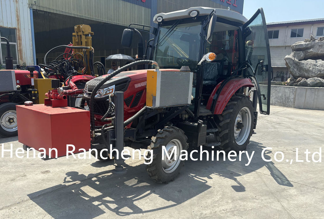260m Full Hydraulic Trailer Mounted Water Well Borehole Drilling Rig Machine cho bùn và khí khoan