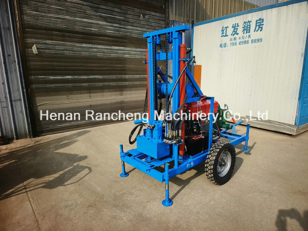 150m Độ sâu khoan Máy khoan giếng nước di động với đường kính lỗ khoan 450mm