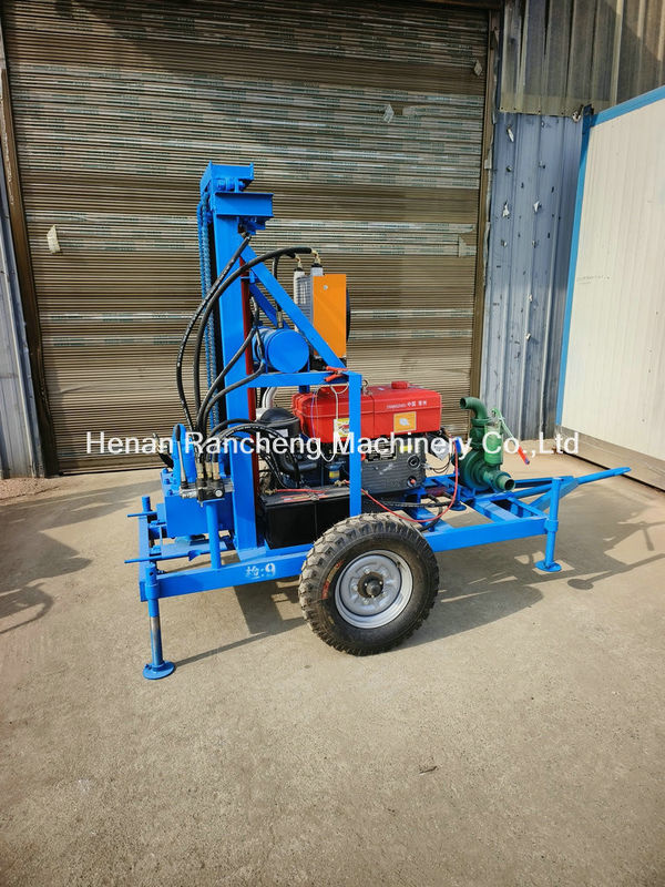 150m Độ sâu khoan Máy khoan giếng nước di động với đường kính lỗ khoan 450mm