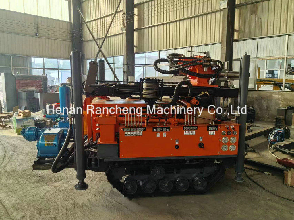 Máy khoan giếng nước Mini Crawler 180m với động cơ YuChai 77.3KW cho lỗ khoan
