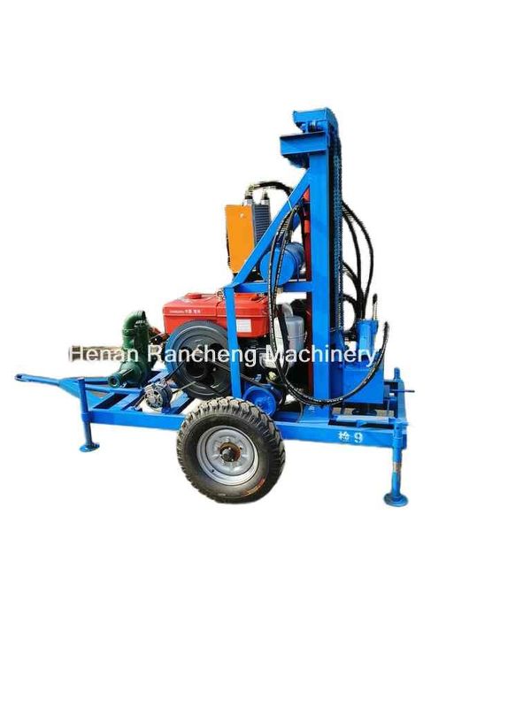 150m Độ sâu khoan Máy khoan giếng nước di động với đường kính lỗ khoan 450mm