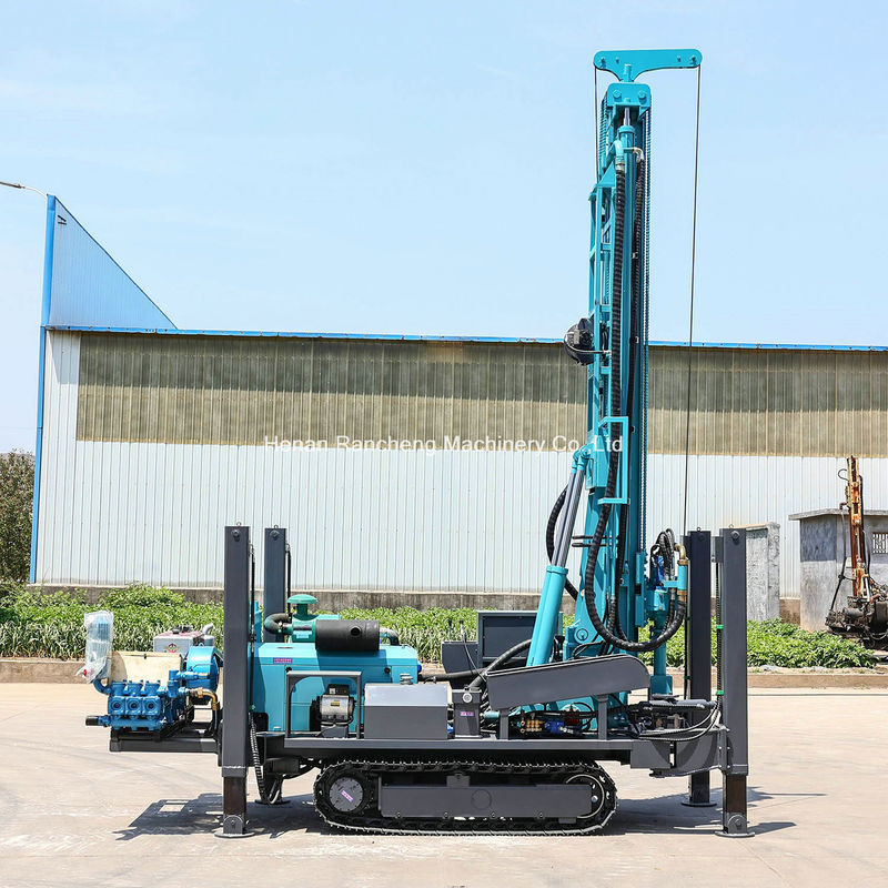Máy khoan giếng nước có độ sâu khoan cao 350m với động cơ Yuchai 91KW