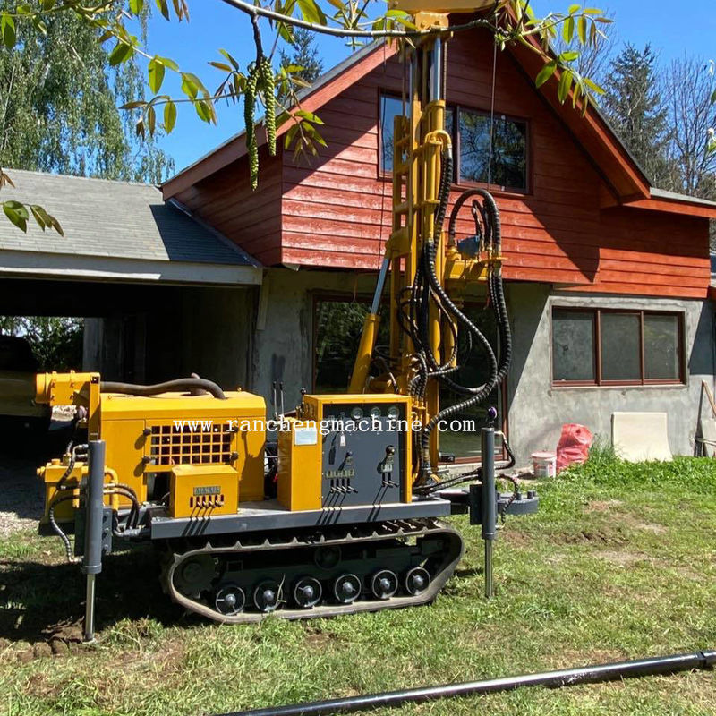Hiệu suất khoan cao 150m Diesel Deep Hydraulic Drilling Rig Mountain And Rock Water Well Drilling Rig Machine