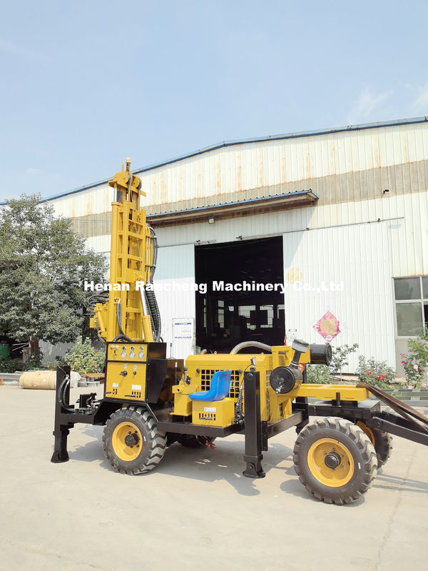 Máy khoan giếng nước Max 220m 4 bánh Diesel Type