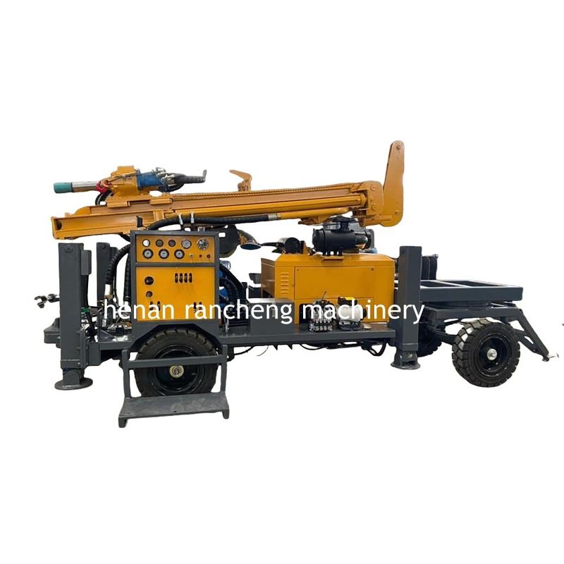 Máy khoan lỗ bốn bánh lái sâu 220m với động cơ 65KW công suất cao