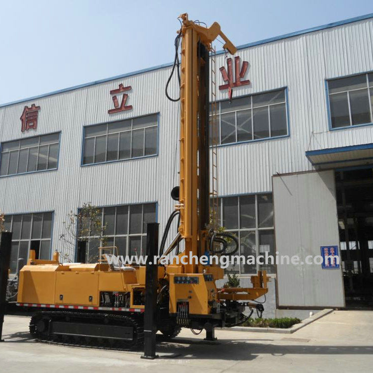 RCF800C 800m khoan Cu-mmins động cơ thép Crawler loại giếng khoan