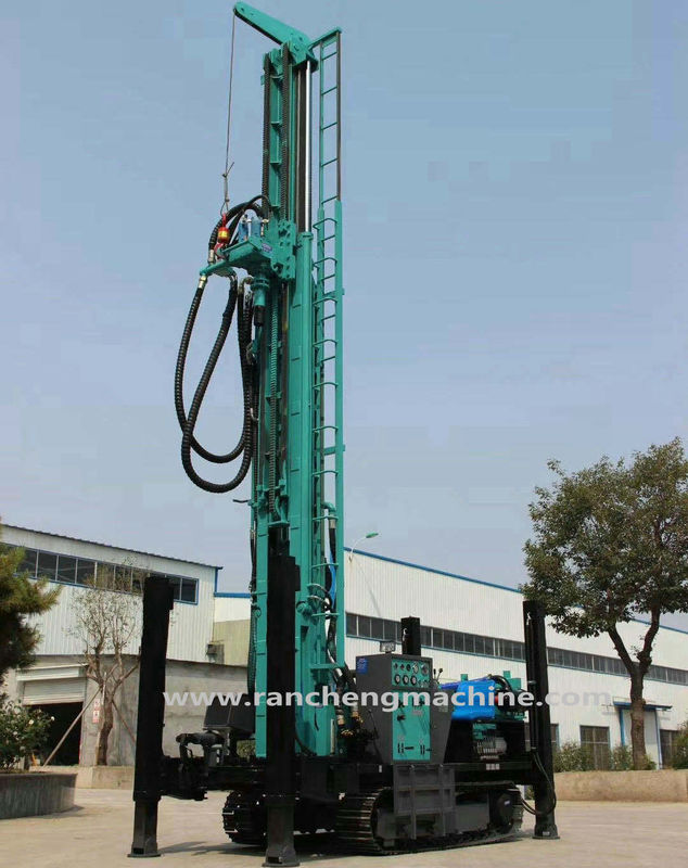 Máy khoan đá độ sâu 280m Không khí DTH Nước giếng khoan lỗ khoan