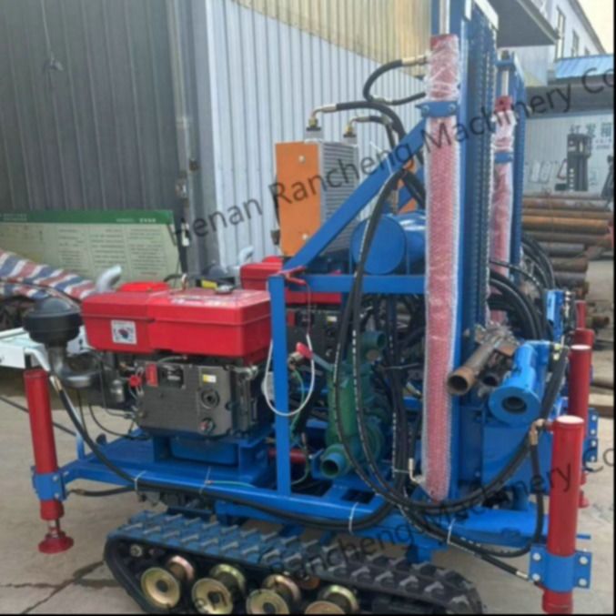Hydraulic Crawler gắn 160m lỗ khoan giếng nước giếng khoan giếng máy với động cơ 35HP