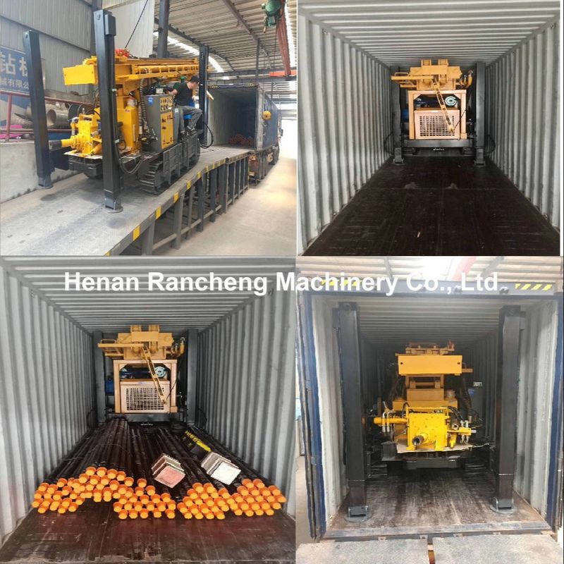 Crawler Diesel Type 800m Deep Hydraulic DTH Water Well Drilling Rig Cho lỗ khoan