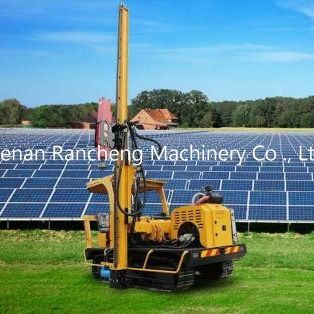 Ứng dụng điều khiển đống năng lượng mặt trời với động cơ 39KW 170 Cm Độ sâu khoan 2600 mm Độ cao đống