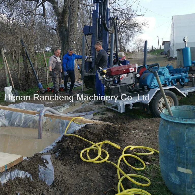 Máy khoan giếng nước lỗ 180m / Máy khoan giếng nước kích thước nhỏ