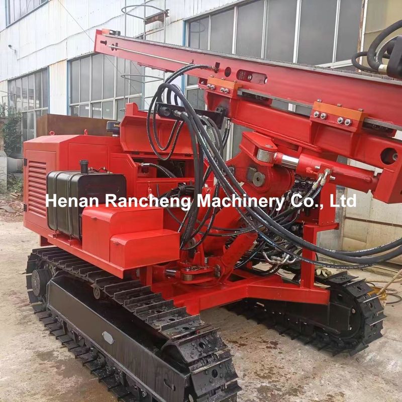 RC130Y Micro Pile Rig 400mm Bore Diameter Water Well Auger Pile DTH khoan