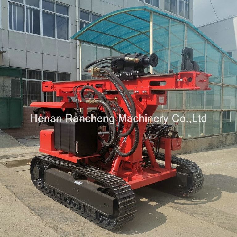 RC130Y Micro Pile Rig 400mm Bore Diameter Water Well Auger Pile DTH khoan