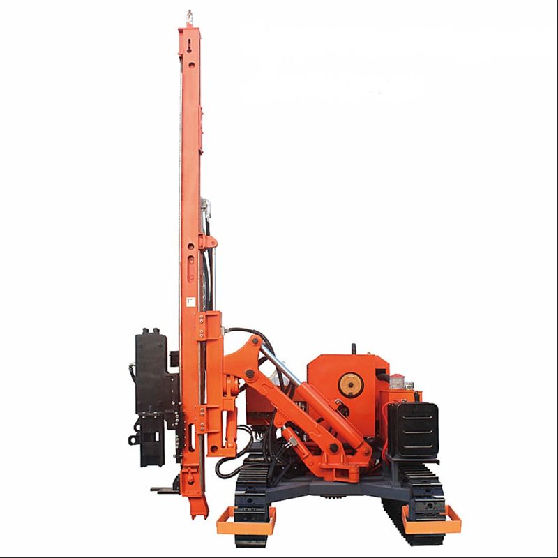Hydraulic Drilling Rig Quotation RC260Y Model Cả hai Rotary Drilling And Ramming Ramming Head For Max 6m Ramming Pipe