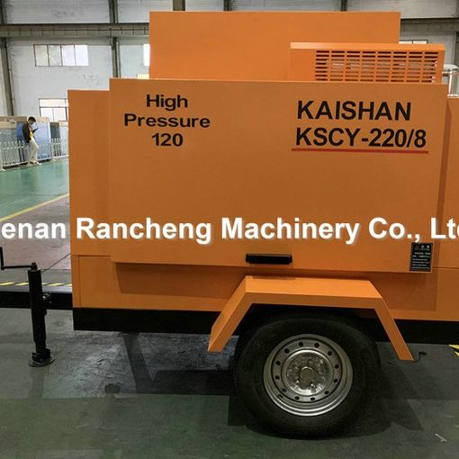 KSCY220/8 máy nén không khí 75HP động cơ diesel máy nén không khí di động