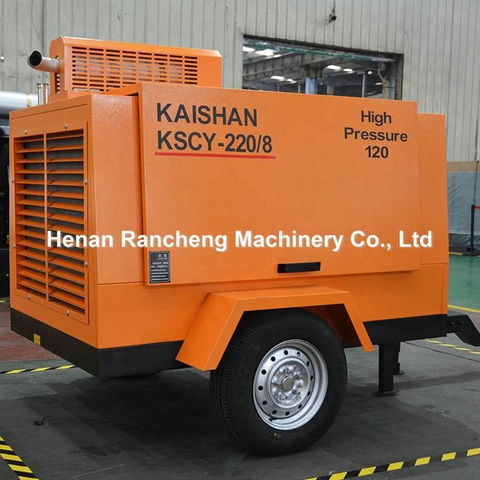 KSCY220/8 máy nén không khí 75HP động cơ diesel máy nén không khí di động
